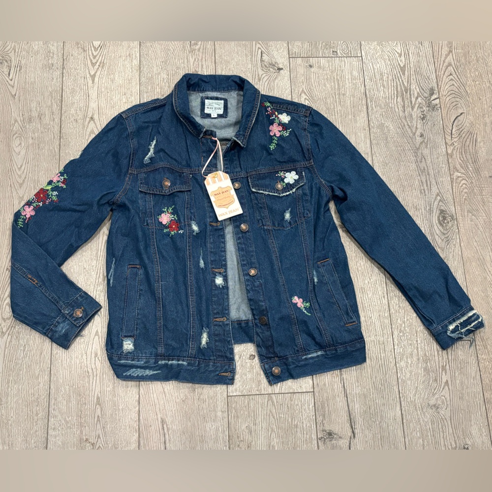 Embroidered Denim Jacket